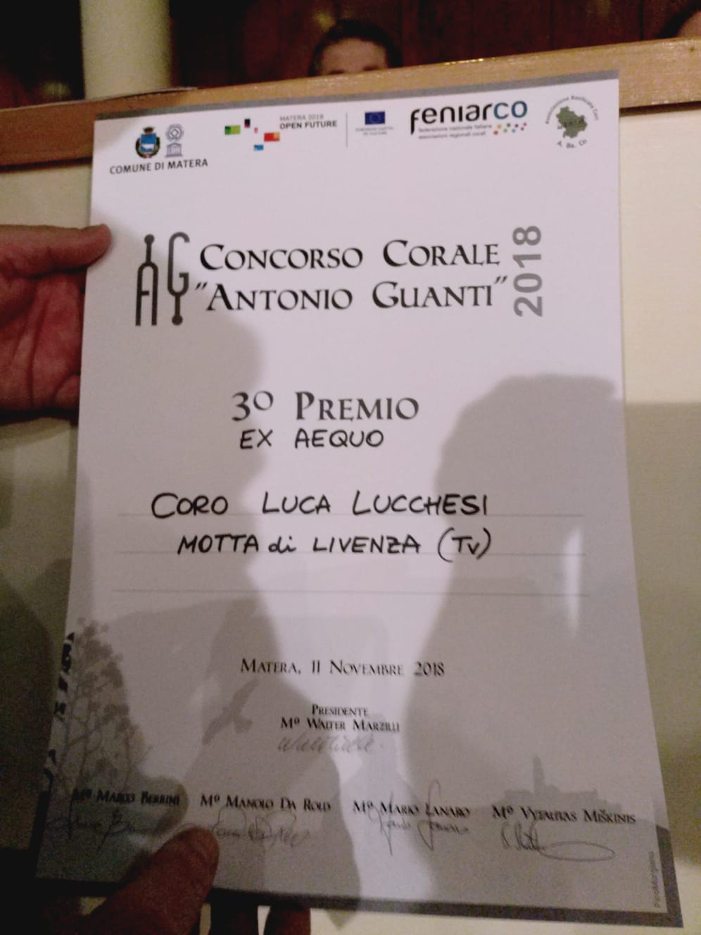 Concorso Antonio Guanti (Matera 2018)